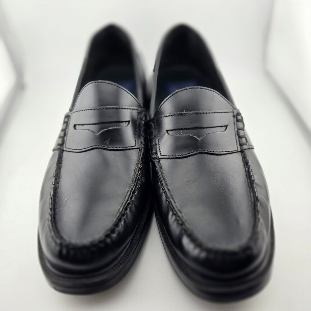 Nunn Bush Lincoln Black Leather Penny Loafers Men’s Size 12 Dress Shoes